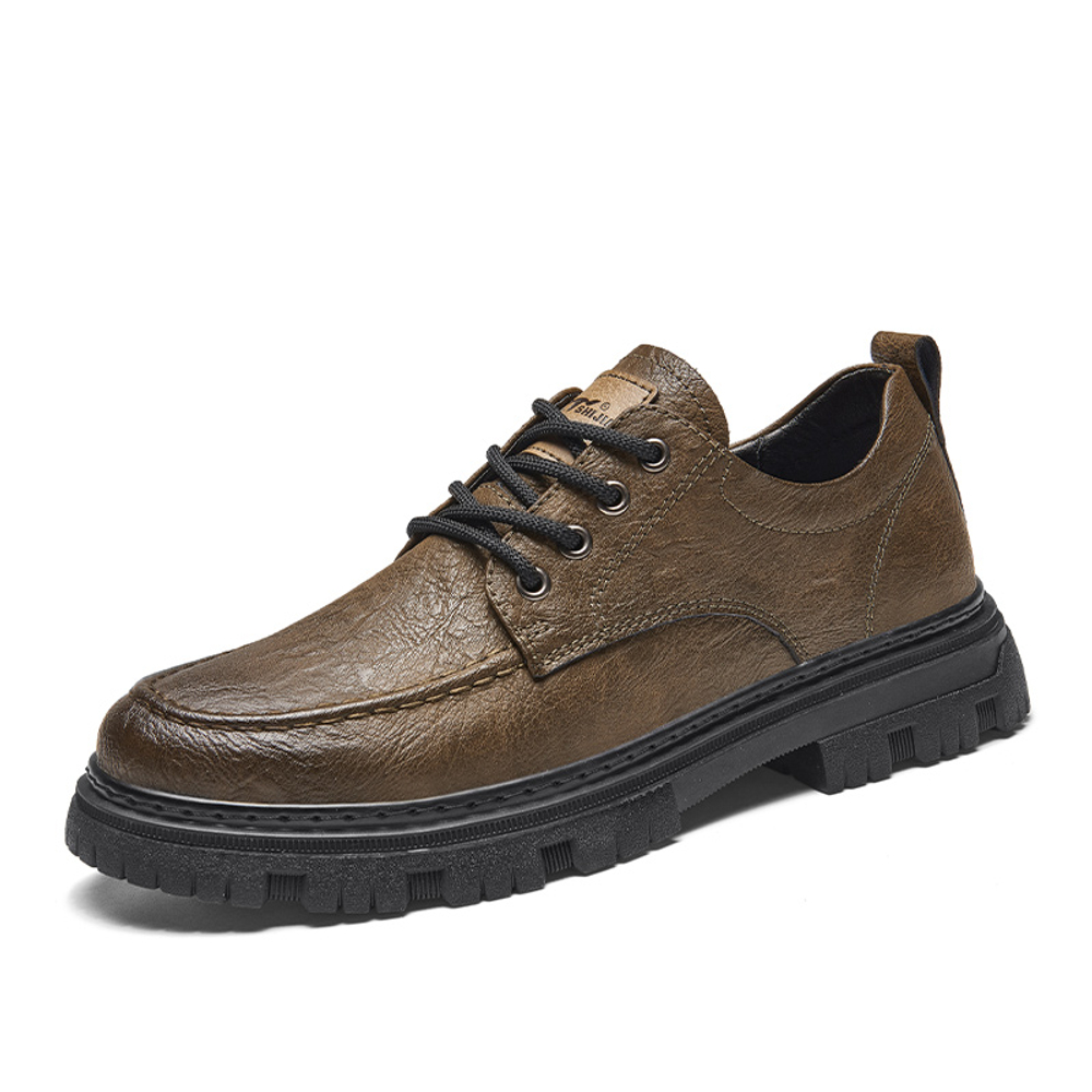 G.N.SHIJIA Work Boots Men"s Low top Black/Brown