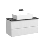 Тумба подвесная Sancos Snob T, Bianco 995х445х500, под столешницу без отверстия под смеситель, цвет Black Sky, арт. SNT100W