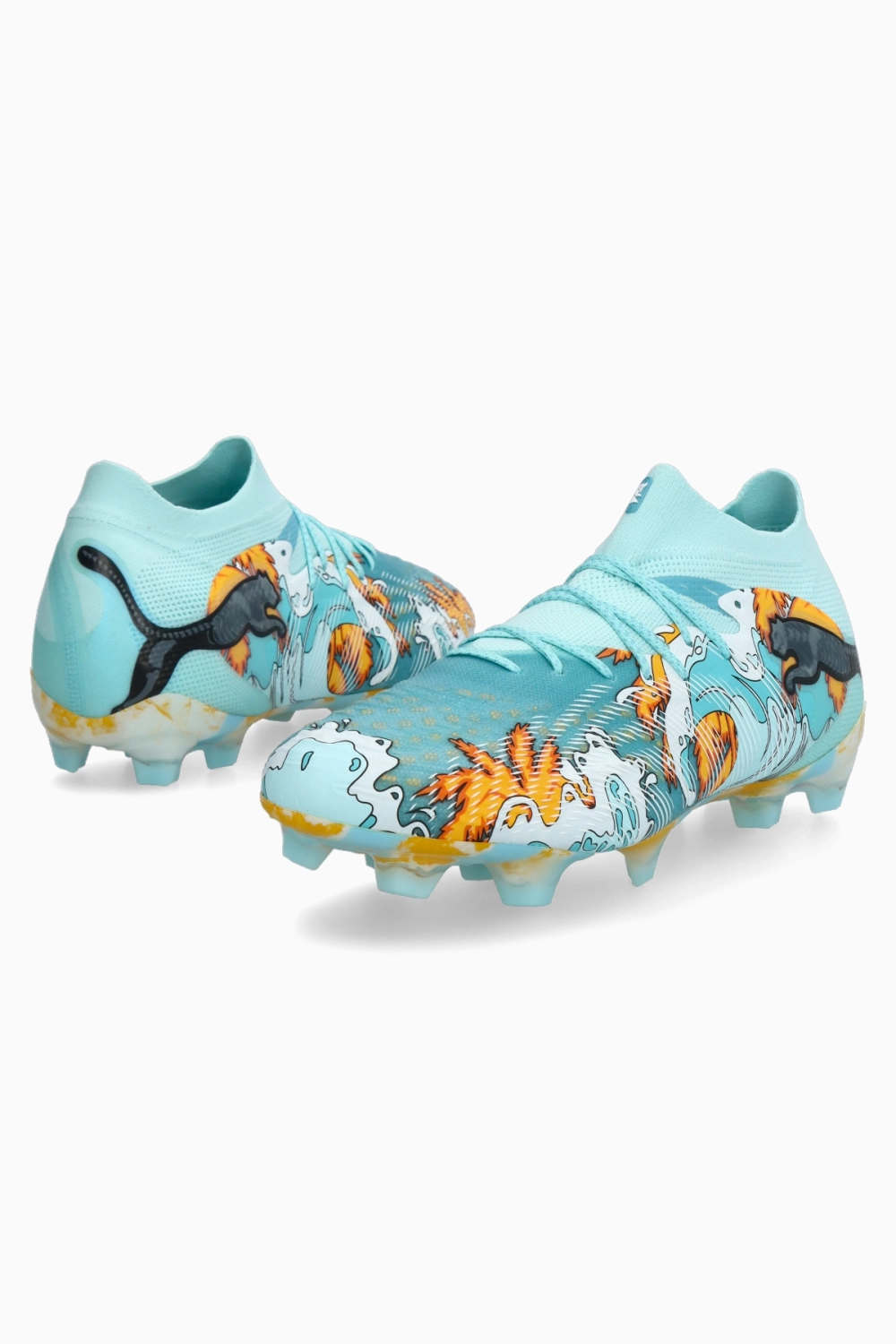 Бутсы Puma Future 9 Ultimate CA LA FG - голубой