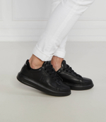 Кожаные кроссовки kapri mens monogram injekt Karl Lagerfeld - черный(KL52515A)