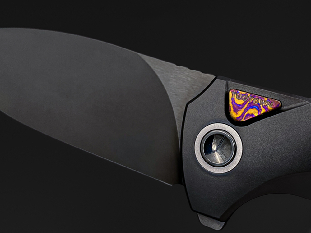Складной нож Abel Tmax black DLC timascus