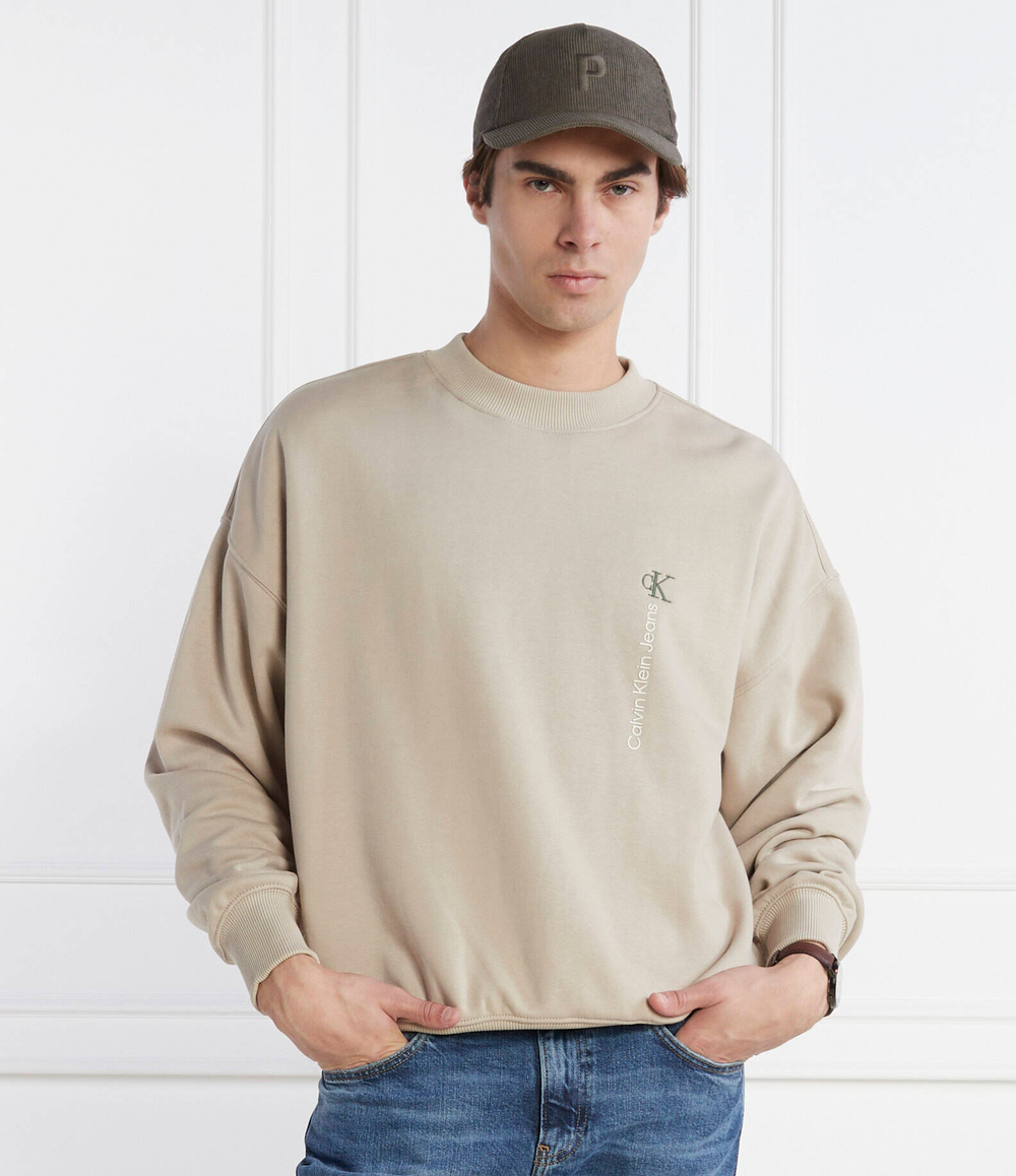Худи VERTICAL INSTITUTIONAL CALVIN KLEIN JEANS - бежевый(J30J324119)