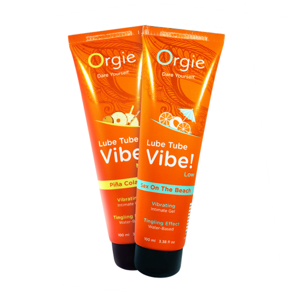 Лубрикант с эффектом вибрации Orgie Lube Tube Vibe Low Sex On The Beach, 100 мл
