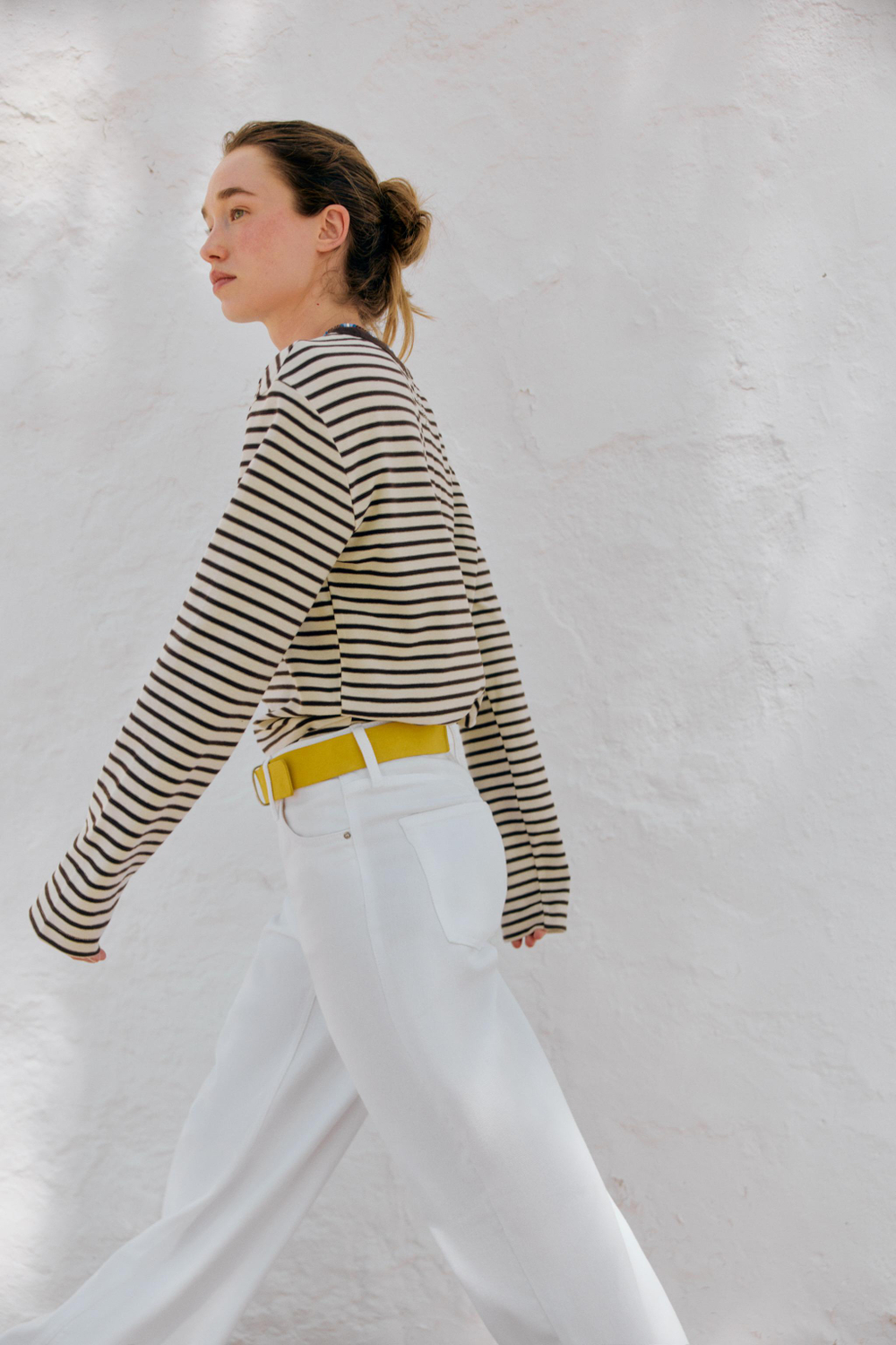 ФУТБОЛКА В ПОЛОСКУ С ДЛИННЫМИ РУКАВАМИ — ZARA