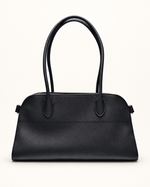 Женская сумка The Row Margaux Shoulder 12 — чёрная