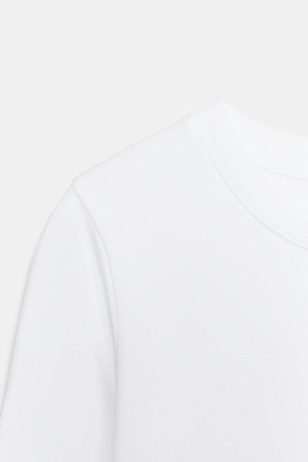 ZARA БОДИ С ДЛИННЫМИ РУКАВАМИ, БЕЛЫЙ