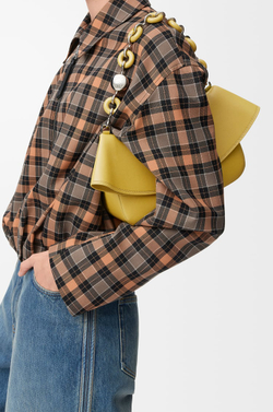 Loewe Средняя сумка Ola из гладкой телячьей кожи, желтый