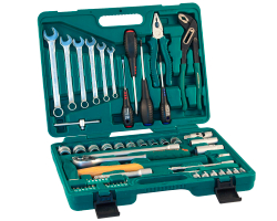 S04H52460S Набор инструмента универсальный 1/4", 1/2"DR, 60 предметов
