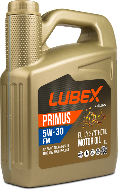 Масло Lubex Primus FM 5W30 SL/CF A5/B5 PRE (5л) синтетика