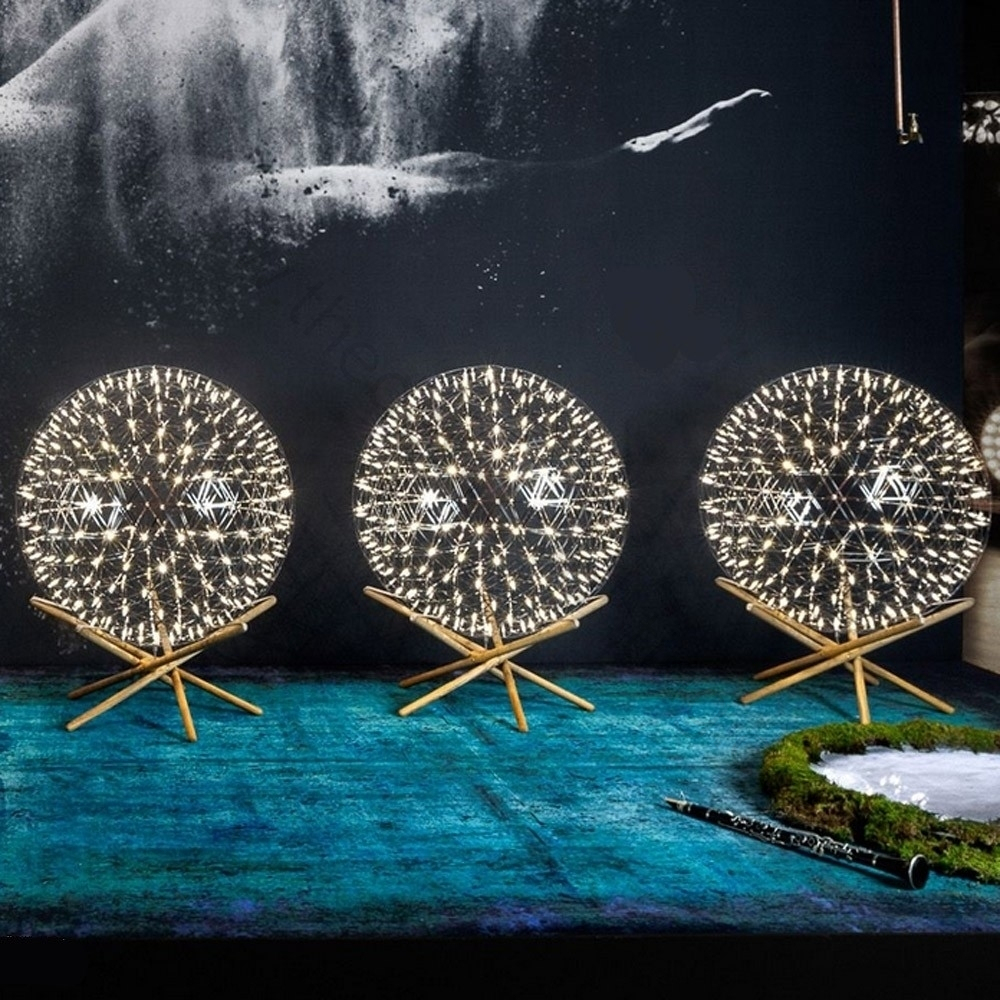 Floor lamp   Raimond Tensegrity by Moooi (Silver,  D 89 cm)
