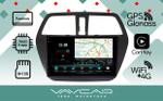 Магнитола для Suzuki SX4 2 2013-2021 - Vaycar VA75-0337-2K на Android 13, Быстрая, 2K QLED, CarPlay, 4G SIM-слот