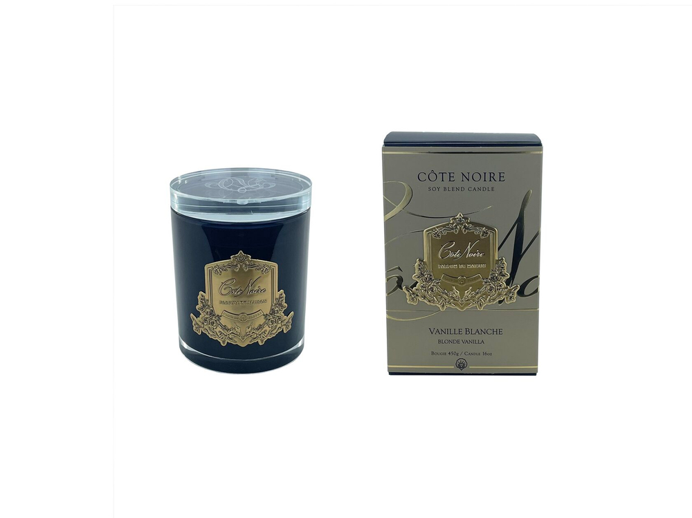 Свеча ароматическая BLONDE VANILLAСвеча Cote Noire Черный / Золотой
