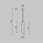 Подвесной светильник Technical P044PL-01-40GU10-W