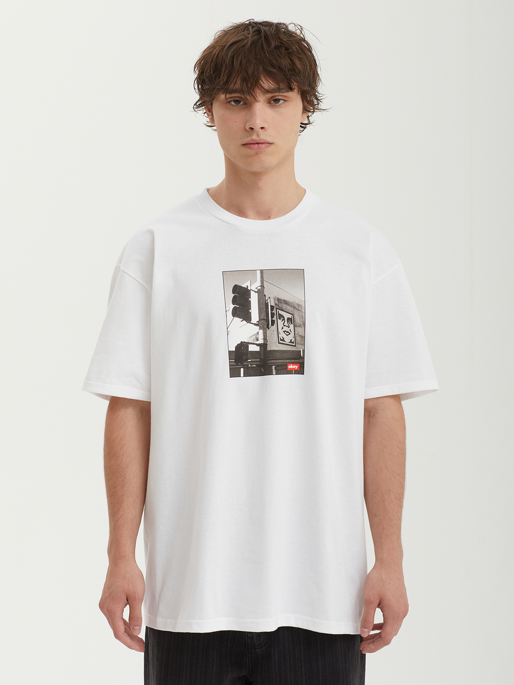 Мужская Футболка Obey Los Angeles Photo