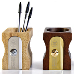Органайзер для рабочего стола sharpener темное дерево