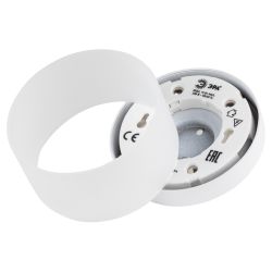Светильник настенно-потолочный спот ЭРА OL30 WH GX53 белый | Накладные светильники
