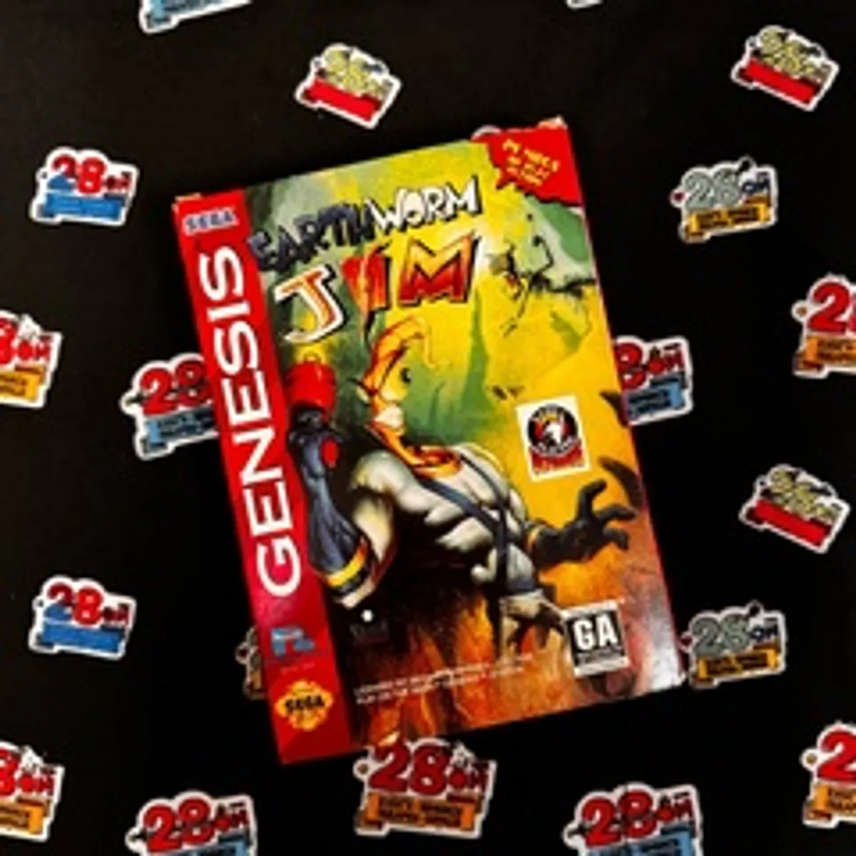 Игра Earthworm Jim (Sega Genesis) (Б/У)