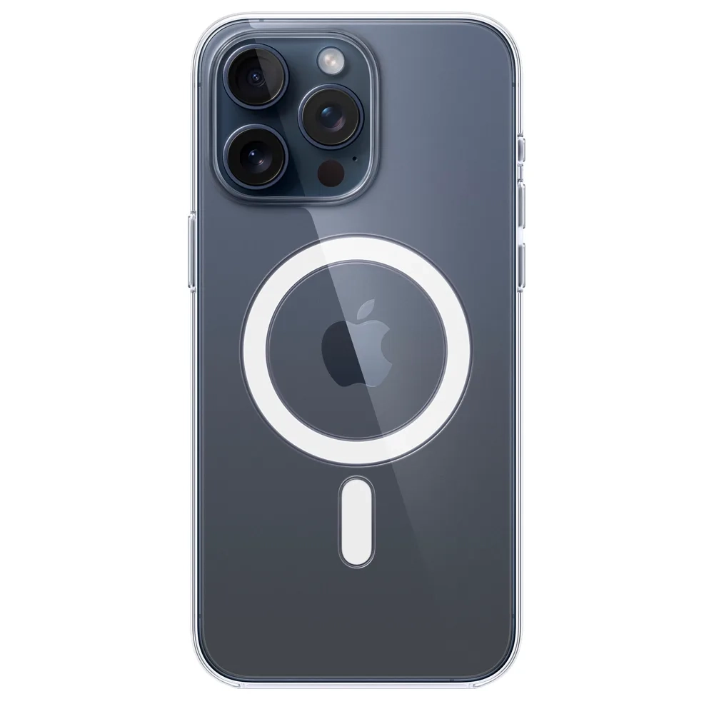 Прозрачный чехол с поддержкой MagSafe Apple Clear Case для iPhone 15 Pro Max
