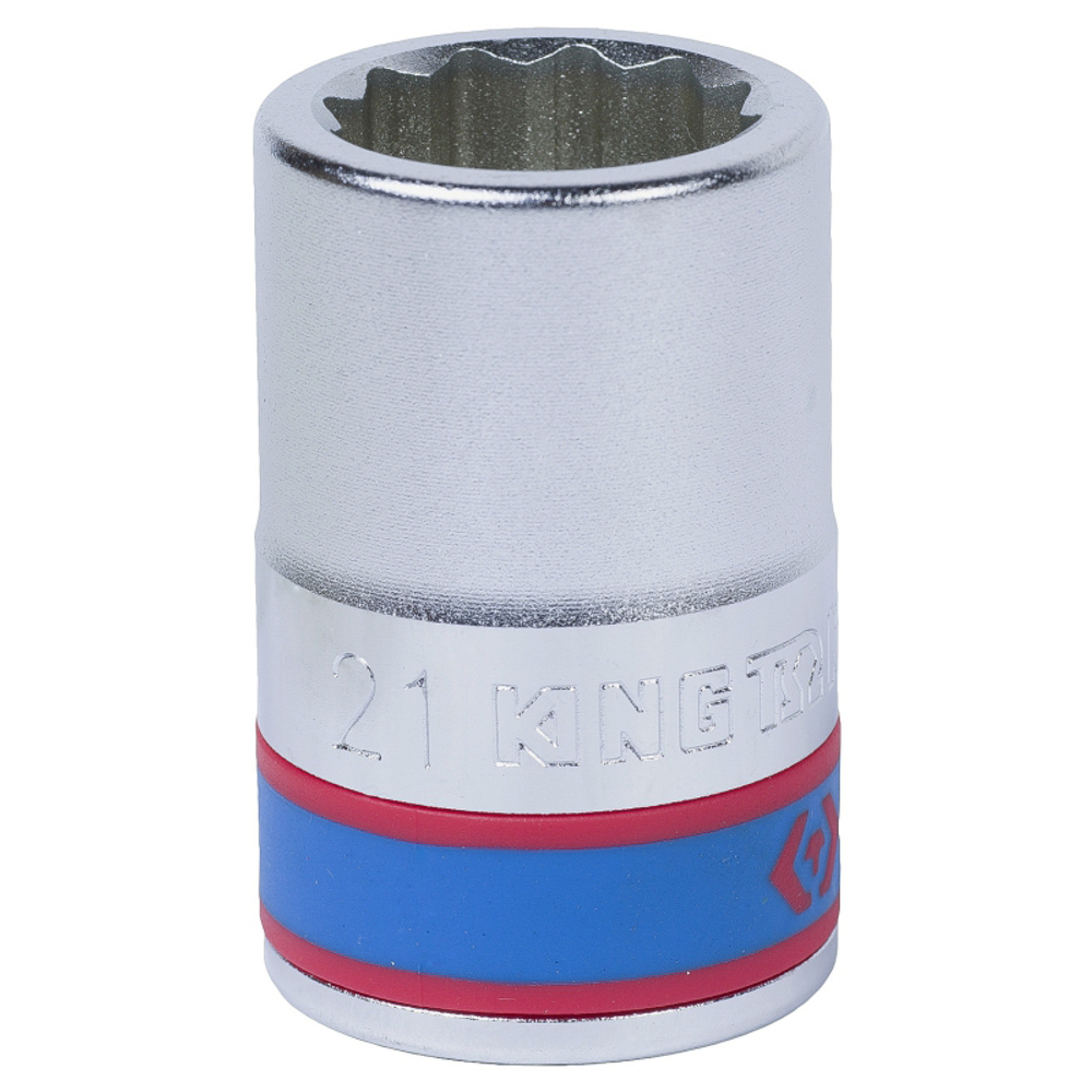 KING TONY (633021M) Головка торцевая стандартная двенадцатигранная 3/4", 21 мм