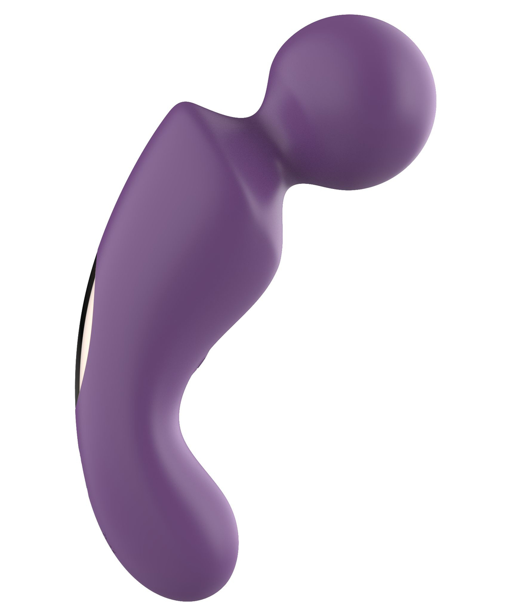Вибратор- вонд с изогнутым корпусом Secwell SW24125-purple