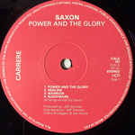 Saxon ‎– Power & The Glory (Скандинавия 1983г.)