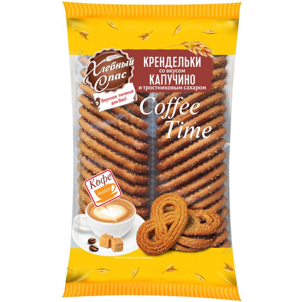 Печенье сдоб Хлебный Спас Крендельки ИМБИРНЫЕ COFFEE TIME 320г