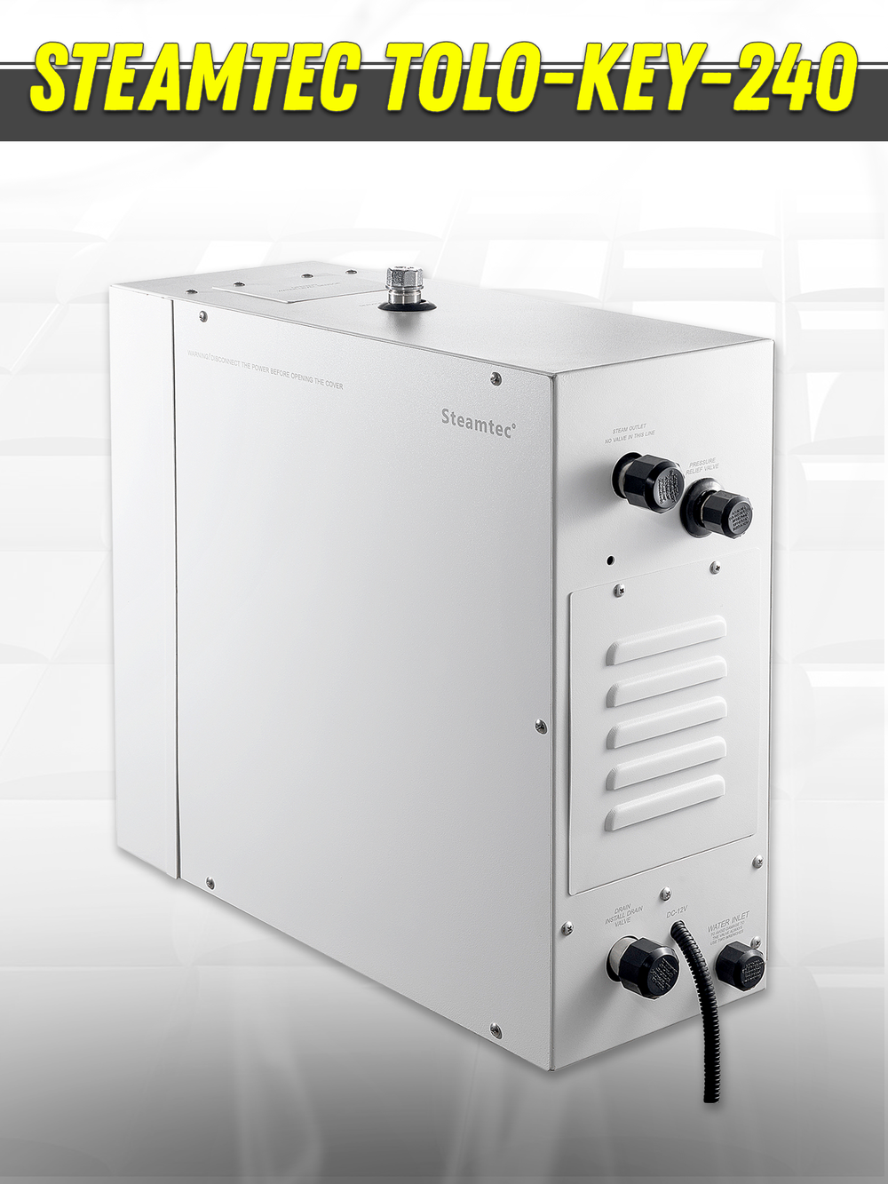 Steamtec TOLO KEY 240 - 24 кВт (ВЛАГОСТОЙКИЙ модуль управления). парогенератор для хамама и турецкой бани