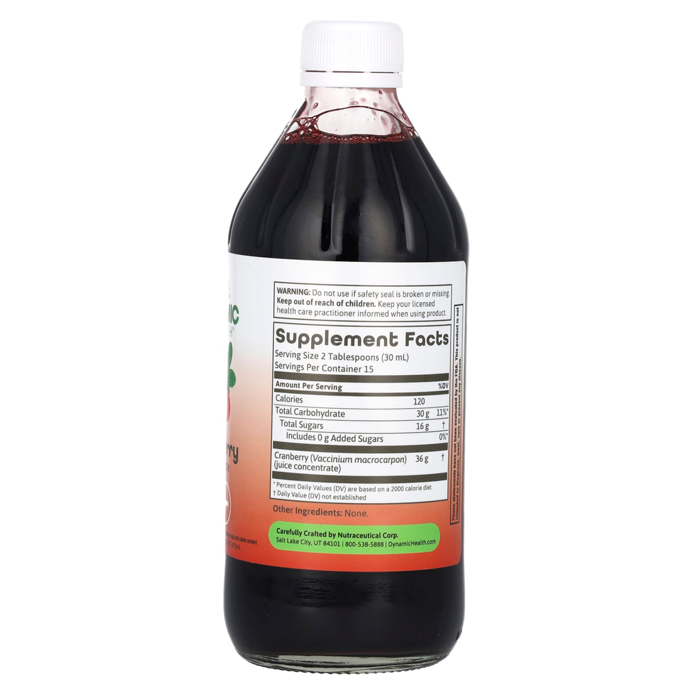 Dynamic Health, Клюквенный концентрат, стакан, 473 мл (16 жидк. Унций)
