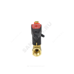 Клапан балансировочный ручной латунь FODRV Ду 32 G1 1/4" Ру25 ВР Kvs=13.2м3/ч с измерительными ниппелями Venturi BROEN 4655000H-001003