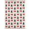 Плед из хлопка с новогодним рисунком christmas bows из коллекции new year essential, 130x180 см