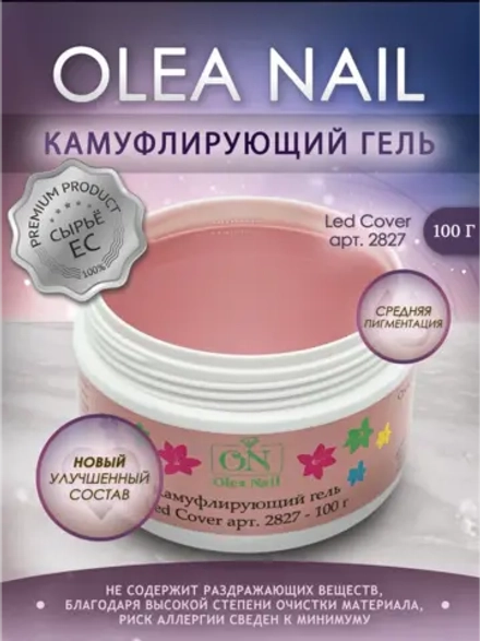 Гель камуфлирующий арт. 2827 100 мл