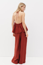 Брюки из муслина прямого кроя - H&M