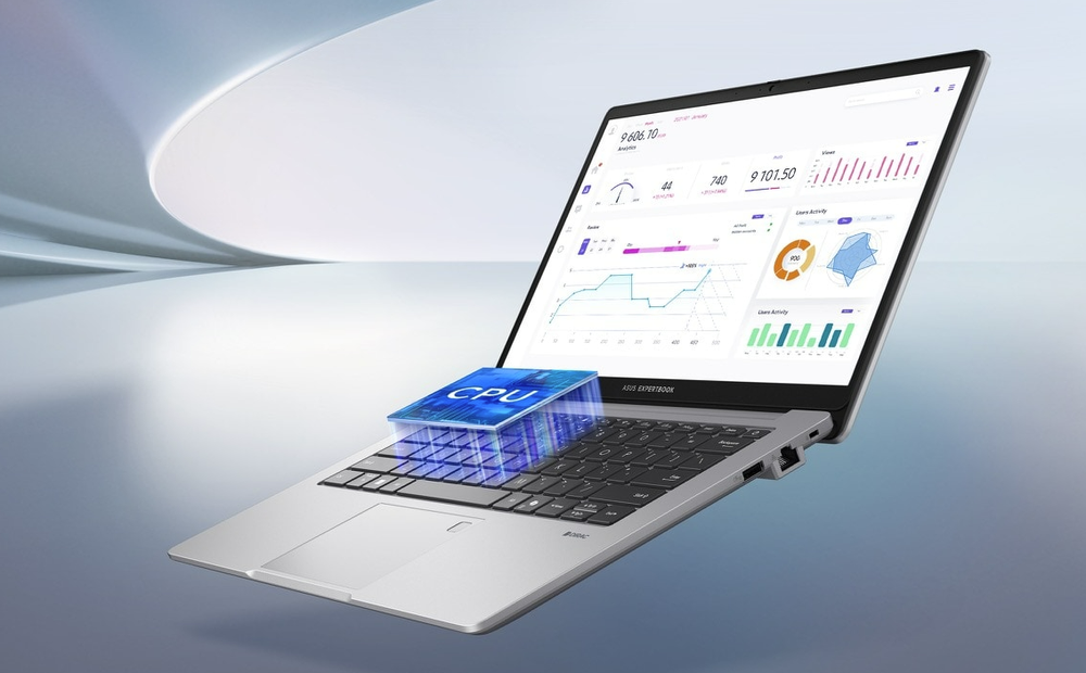 Бизнес-ноутбук ASUS ExpertBook P1 P1403CVA 14" 1920*1080, Intel Core 5 210H, SSD 256Gb/512Gb, серый