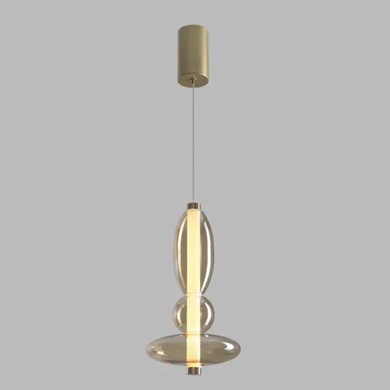 Подвесной светильник Quasar QUASAR SP10W LED AMBER Crystal Lux