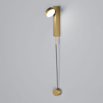 Настенный светодиодный светильник с диммером 10W 4000К 40112/LED латунь Orco LED Elektrostandard