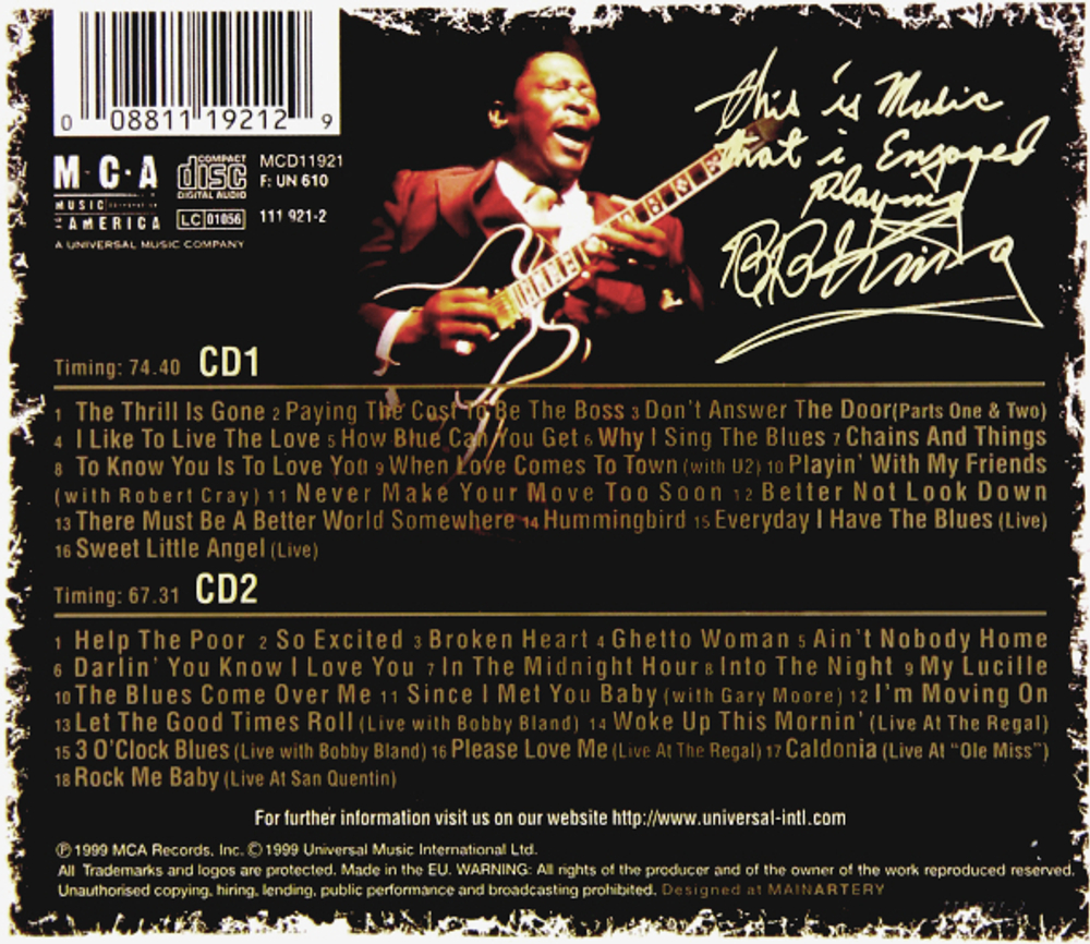 B.B. King / His Definitive Greatest Hits (2CD)