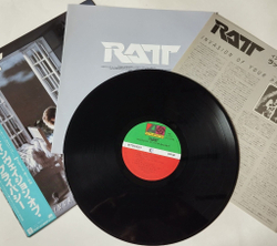 Винтажная виниловая пластинка LP Ratt Invasion Of Your Privacy (Japan 1985) (Obi) Give It All