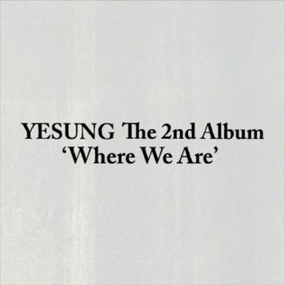 (ПРЕДЗАКАЗ) Альбом YESUNG - WHERE WE ARE 2nd Album PHOTOBOOK RANDOM Version
