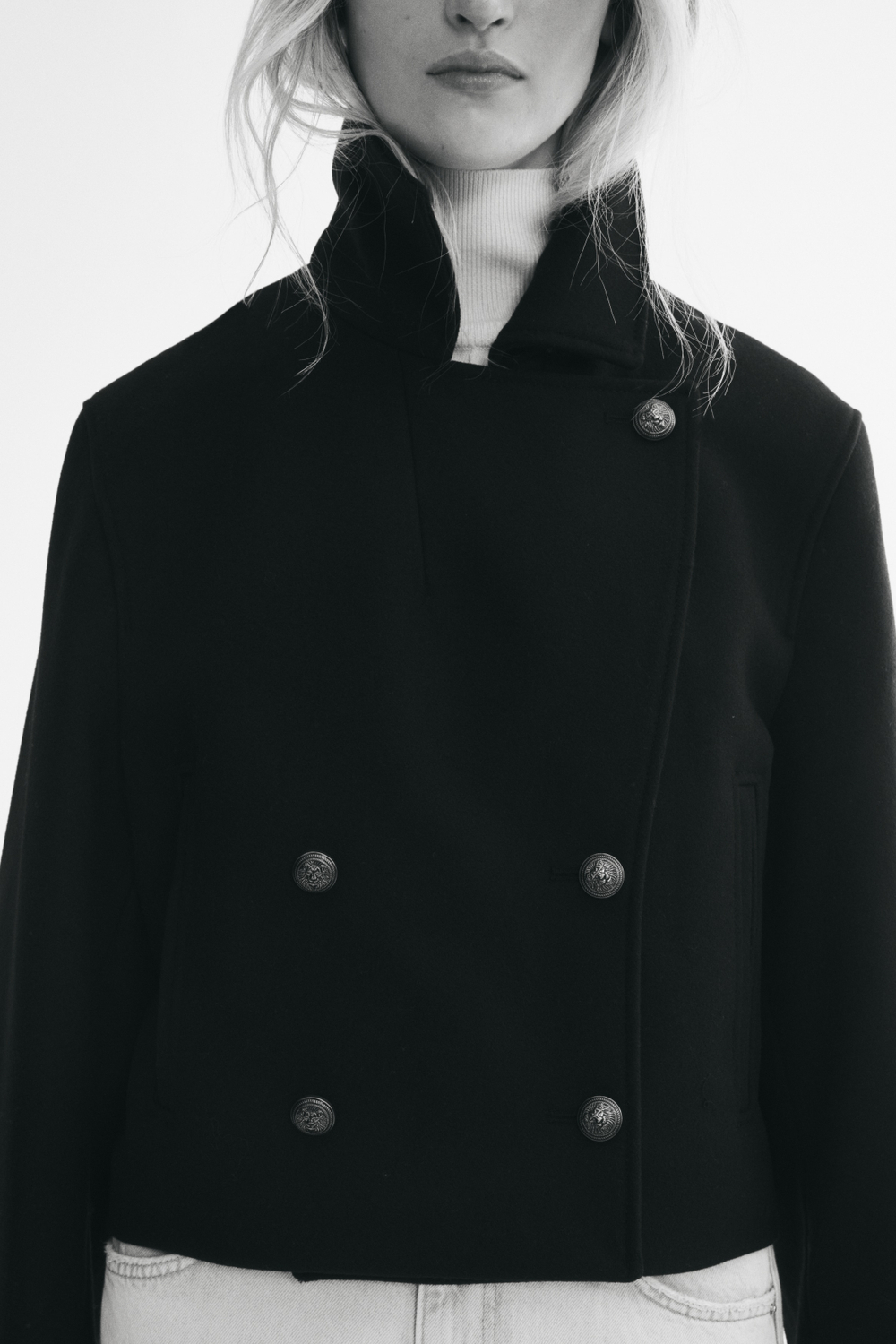 Короткий жакет из смеси с шерстью - H&M