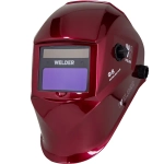 Маска сварочная WELDER ULTRA Ф8 Хамелеон 100x50 мм, DIN 4/9-13 (Внеш. регул), Красный Бургунди, в па WDU-Ф8-П-Бургунди