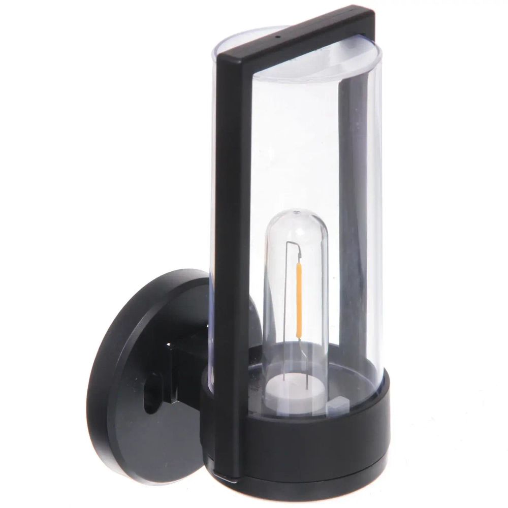 Фонарь садовый «Lighting» 8,6**10,3*18 см, на солнечной батарее (свечение Теплый белый)