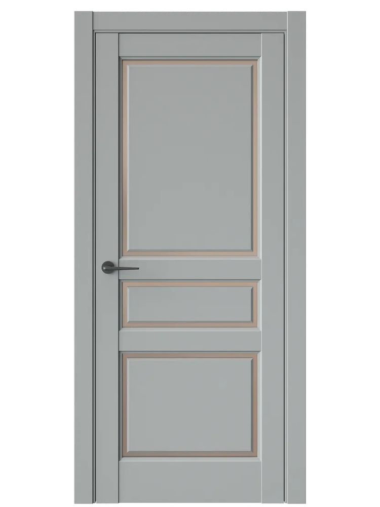 ДВЕРИ WestStyle  LVT 5 Серая Гавань/ Бронза Сатинат ДО