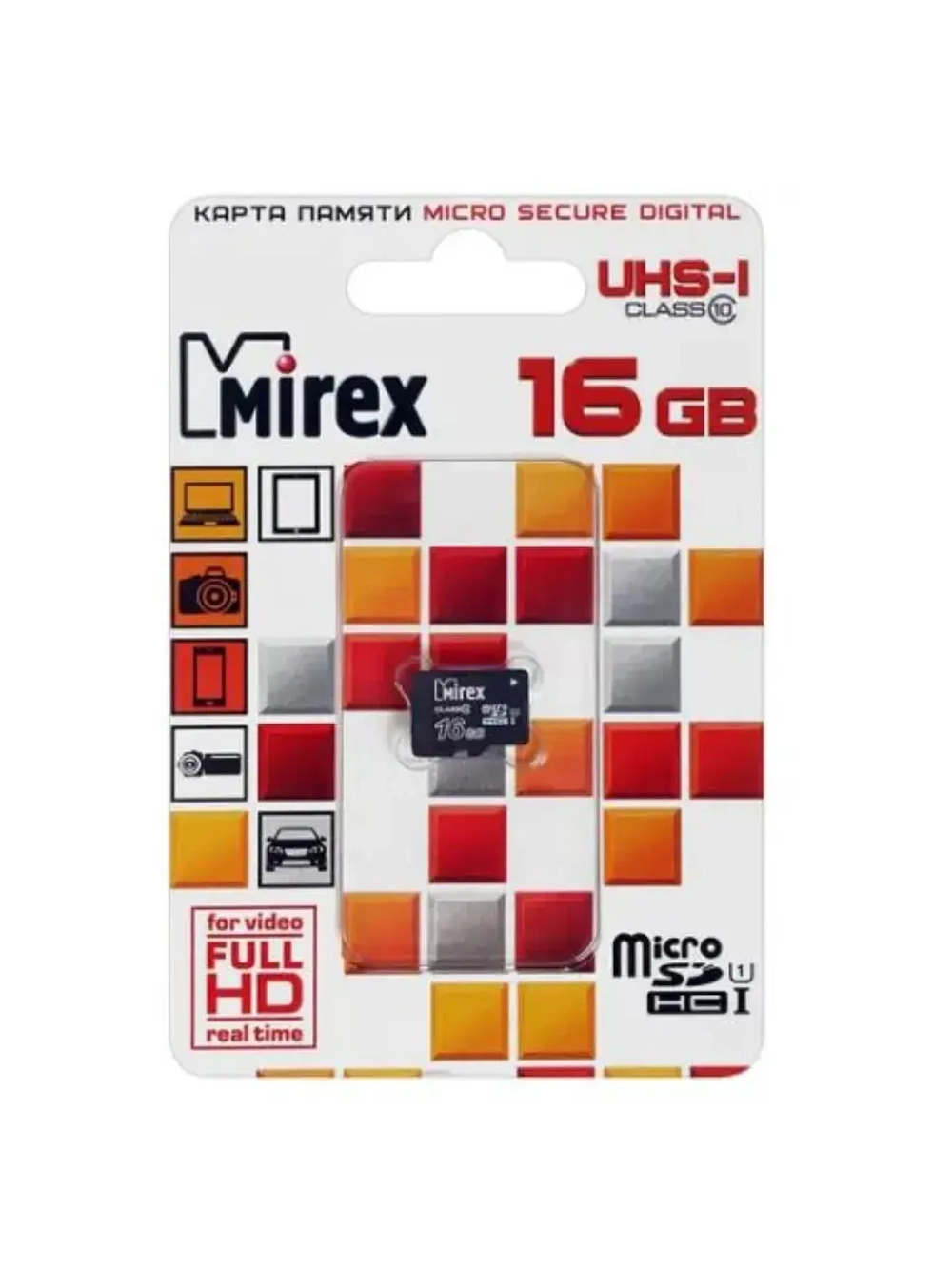 Карта памяти 13612-MCSUHS16 microSDHC 16 ГБ