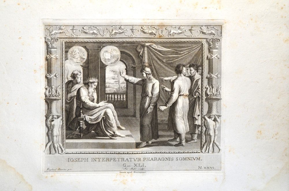 Библия Рафаэля Санти. Гравюры. 1790