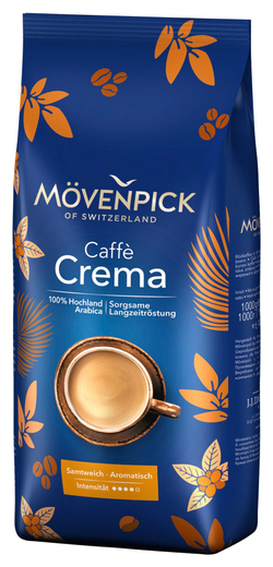 Кофе в зернах Movenpick Caffe Crema 1000 г
