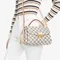 Сумка Louis Vuitton Croisette канва Damier Azur белый