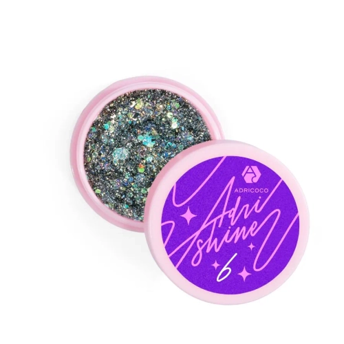 Гель для дизайна Adri Shine Adricoco №6, 5 мл