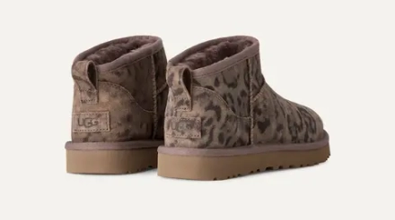 UGG Угги Ultra Mini Spotted, каштановый