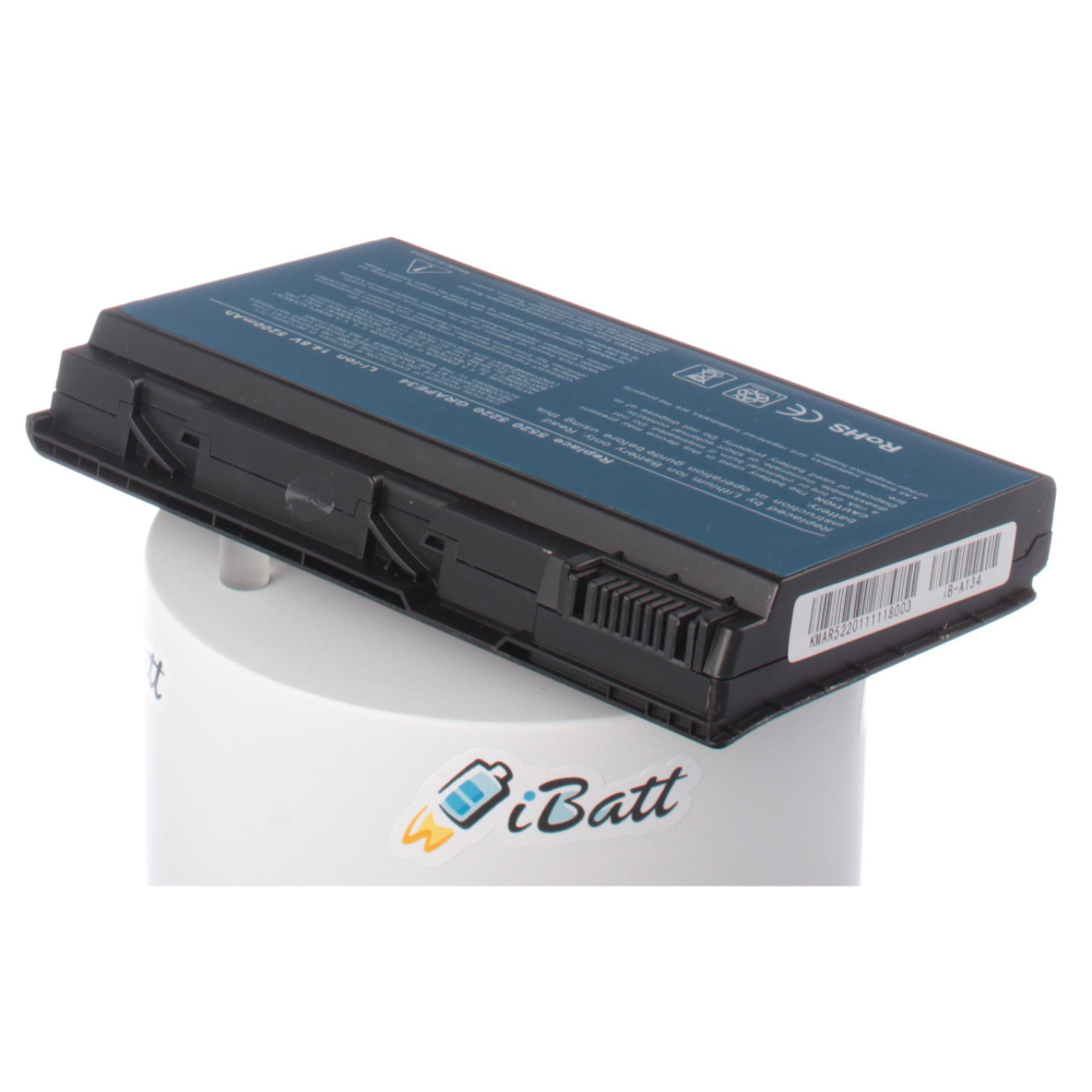 Аккумулятор iBatt 4400mAh, для Extensa 5610 TravelMate 5720G 7620 Travelmate 6592 5230E 5230 5200 5520 5630Z 5730 5520G 5510
