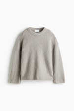 Джемпер оверсайз с мохером - H&M